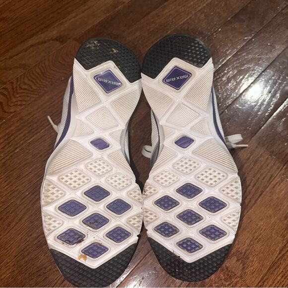 2011 Nike Womens Retro Trainer One Air Max Sneakers 8.5 white lime purple casual - Picture 11 of 15